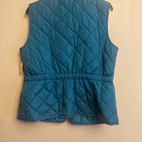 St. John's Bay Blue Quilted Vest NWT - Picture 6 of 6